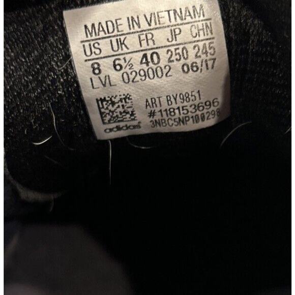 Adidas Campus Men Size 8 Navy Blue Gold Metallic Logo Sneakers Shoes - Picture 9 of 12